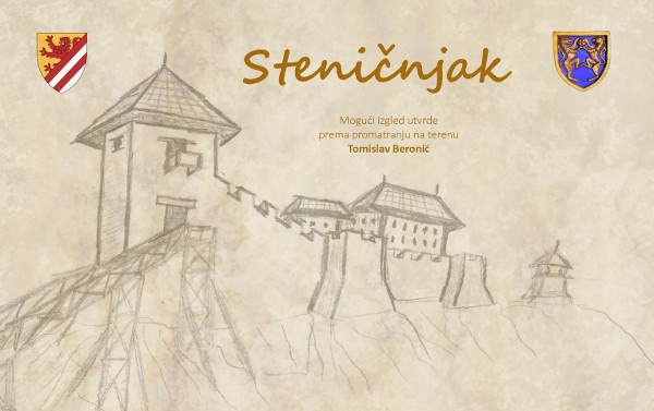 Moje viđenje mogućeg izgleda Steničnjaka, prema zapažanjima na terenu. (Crtež: Tomislav Beronić)
