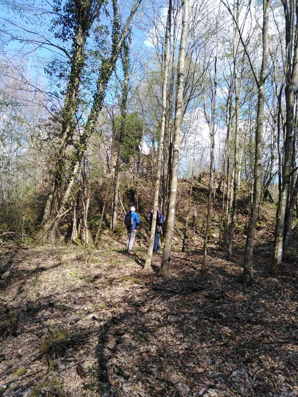 Središnja kula uzdiže se na brežuljku kojeg okružuje vanjski opkop (bedem) (Foto: Biserka Beronić)