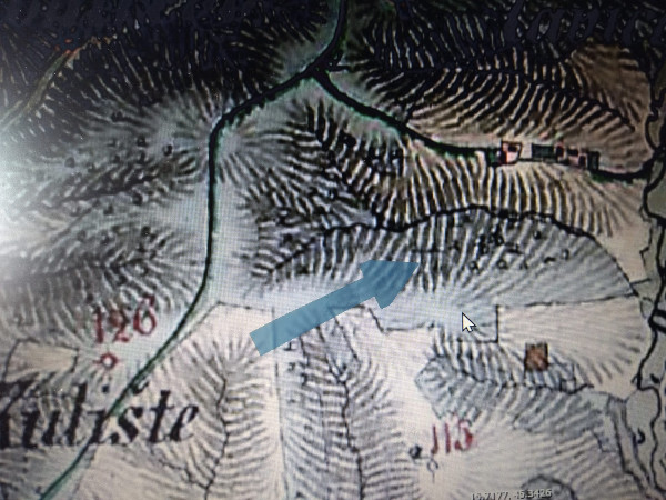 Na zemljovidu Hrvatske - druga vojna izmjera iz 1865-1869. godine toponima “Alte Kirch“ više nema (Izvor: Hungaricana - Hungarian Cultural Heritage Portal: Maps and Plans (maps.hungaricana.hu))