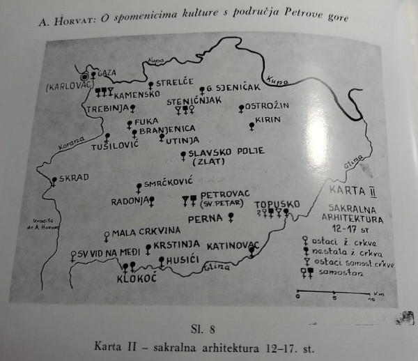 Povjesničarka umjetnosti i konzervatorica Anđela Horvat također toponim Smrčković ističe na mjestu Vojnića <br />(Izvor: ”Simpozij o Petrovoj gori”, 1972.)