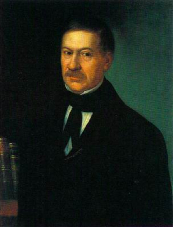 Mijat Sabljar, od koga potječu prve bilješke o sunčanoj uri iz Josipdola, na slici Jakoba Stagera iz oko 1845. godine (Izvor: Hrvatski povijesni muzej (museum.hismus.hr))