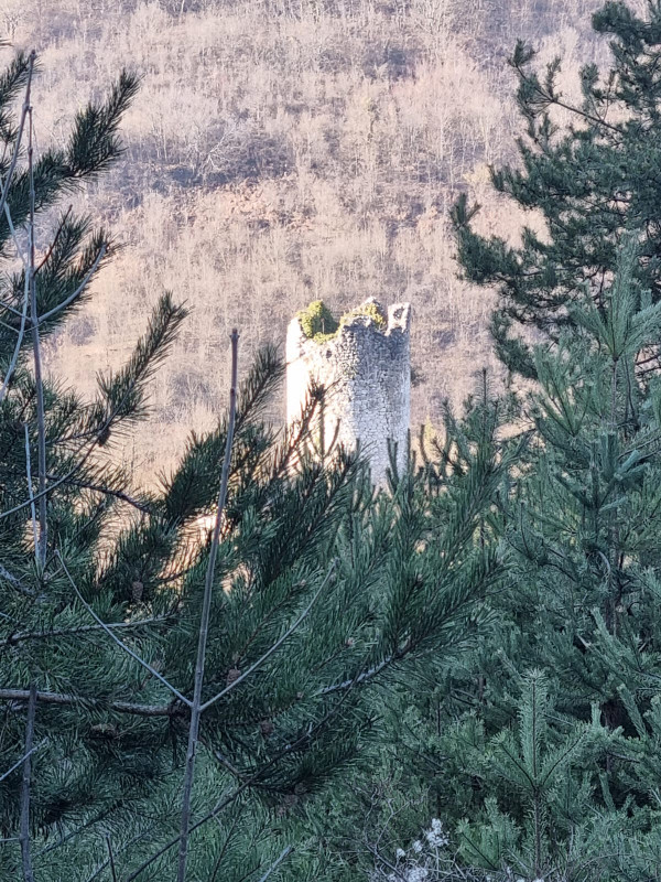 Utvrda Furjan pripadala je u srednjem vijeku frankopanskom posjedu nedalekog utvrđenog grada Tržca na desnoj obali rijeke Korane (Foto: Tomislav Beronić)