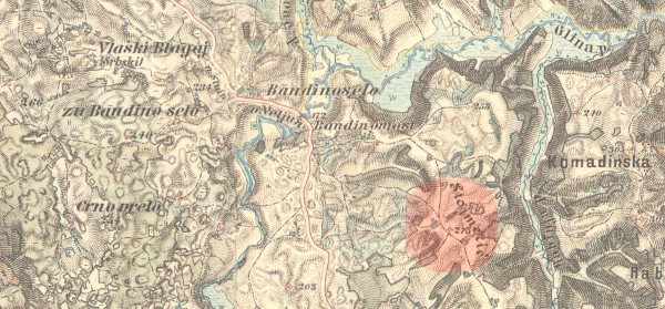 Na karti Treće vojne izmjere Austro-Ugarskog carstva (1869.-1887.) na mjestu nekadašnje utvrde označena je visinska kota 273 i istaknut je naziv Stojmerić (Izvor: Hungaricana - Hungarian Cultural Heritage Portal: Mapire: Country maps: Habsburg Empire (1869-1887) - Third Military Survey (maps.hungaricana.hu))
