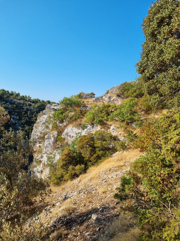Slika 4. - Pogled na zidove na lokaciji Gradac kod prvog uspona (Foto: Tomislav Beronić)