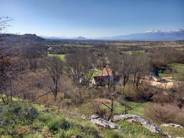Pogled na Zir i Južni Velebit.