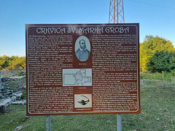 Crkvina dvaju starijih crkava u Podudbini arheološki je istražena od 1996. do 2000. godine (Foto: Tomislav Beronić)