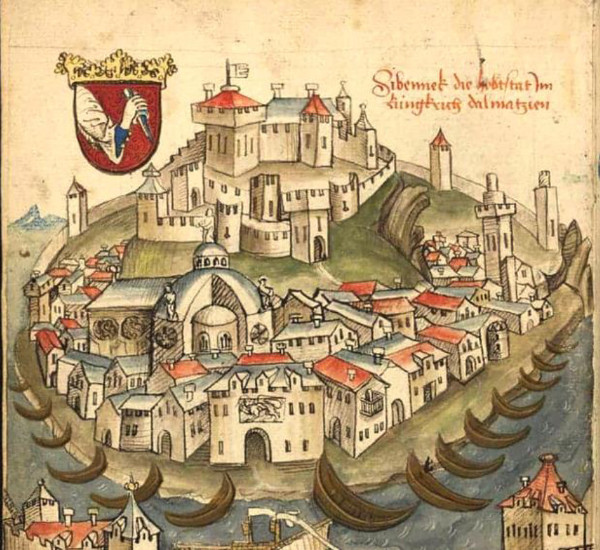 Grb Dalmacije, grad Šibenik, 15 st.