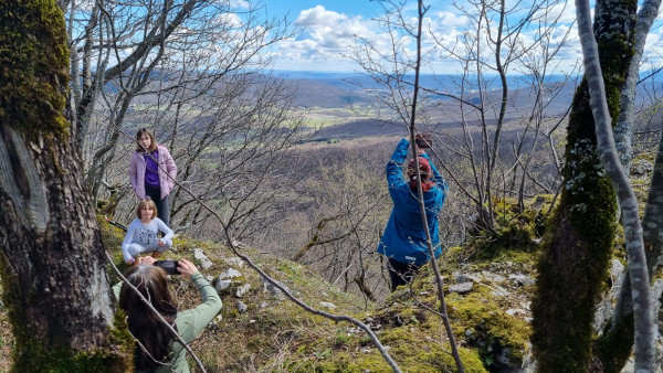 Pogled s ruševina utvrde na Ogulin (Foto: Tomislav Beronić)