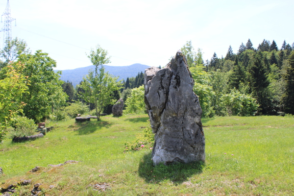 Pogled na ista dva uspravna monolita sa sjevera (Foto: Lila Majetić)