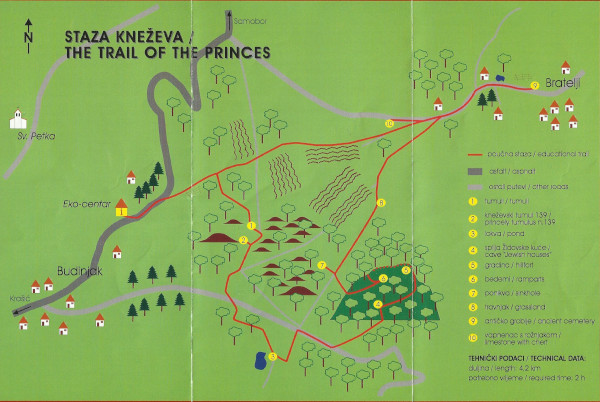 Staza kneževa u Budinjaku (Izvor: Udruga Žumberački uskoci (uskok-sosice.hr))