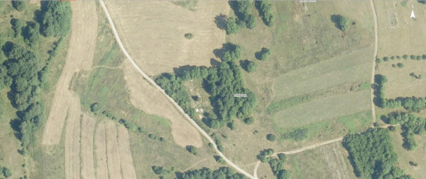 Suvremena zračna snimka otkriva da je Crkvina (predstavljena na kartografskoj podlozi tim toponimom) u Srednjoj  Gori obrasla šumarkom (Izvor: Geoportal (geoportal.dgu.hr))
