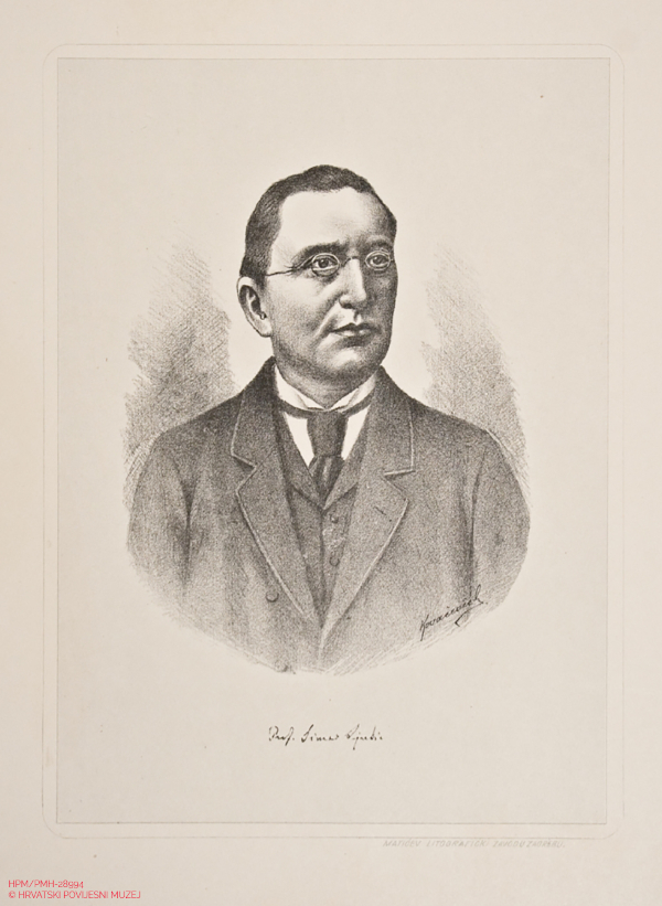 Povjesničar i arheolog Šime Ljubić, prvi kustos i ravnatelj Narodnog zemaljskog muzeja u Zagrebu (Izvor: Facebook stranica Hrvatski povijesni muzej / Croatian History Museum, post od 19. listopada 2020.)